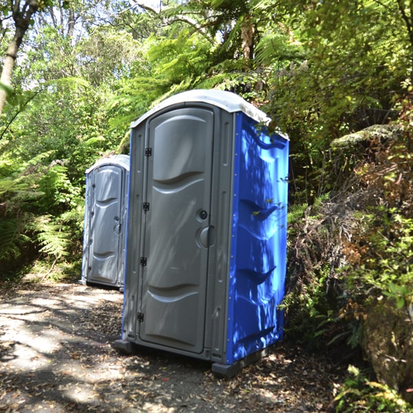 what is the capacity of construction portable toilets